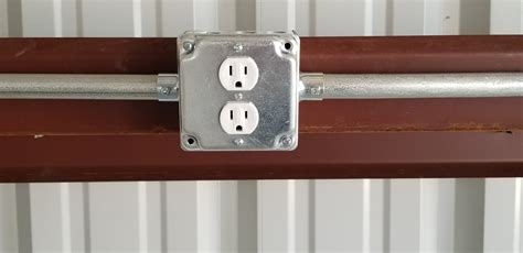 electrical box installation metal strips|metal electrical box installation.